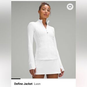 Define Jacket Luon - White